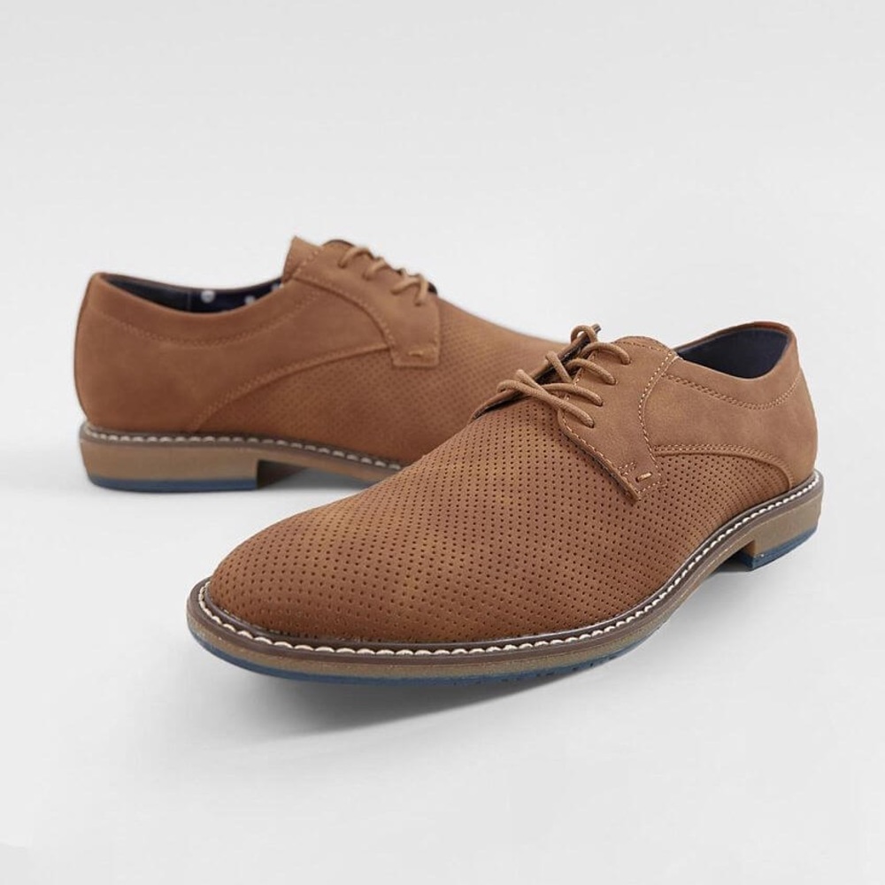 Steve Madden M-Sarron Tan Nubuck Dress Shoe